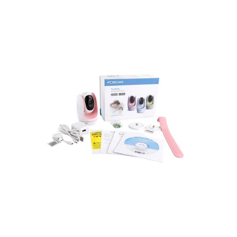 FosBaby – detská video pestúnka (ružová)