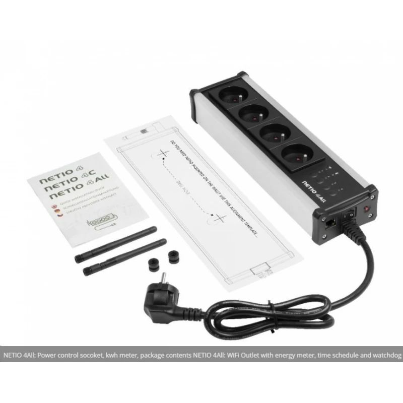 NETIO 4 All - strieborná