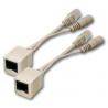 POE pasívne - sada (injector a splitter) 3,5x1,35mm