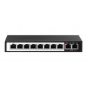 PoE Switch 8+2 CCTV do 250m