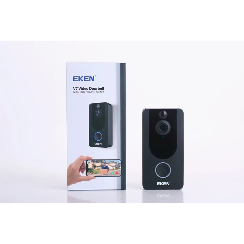 EKEN V7 HD 1080P video zvonček + prijímač