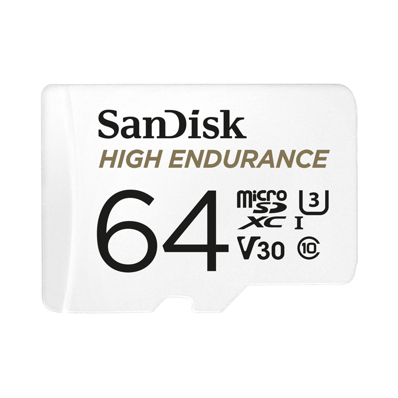SanDisk MicroSDHC High Endurance 64GB Class 10 U3 V30
