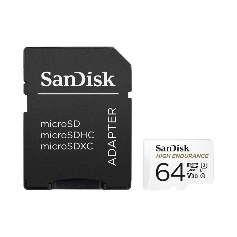 SanDisk MicroSDHC High Endurance 64GB Class 10 U3 V30