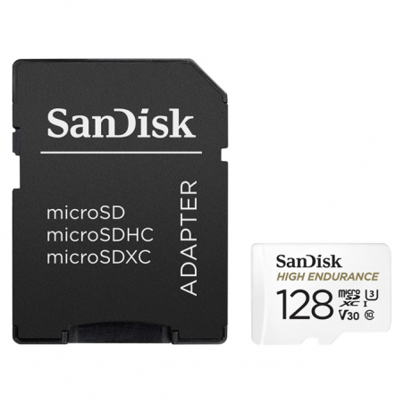 SanDisk MicroSDHC High Endurance 128GB Class 10 U3 V30