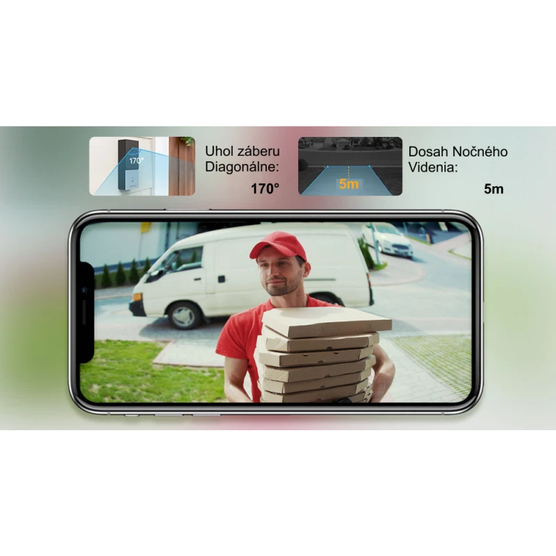 FOSCAM VD1 - Video Zvonček s rozoznávaním tváre