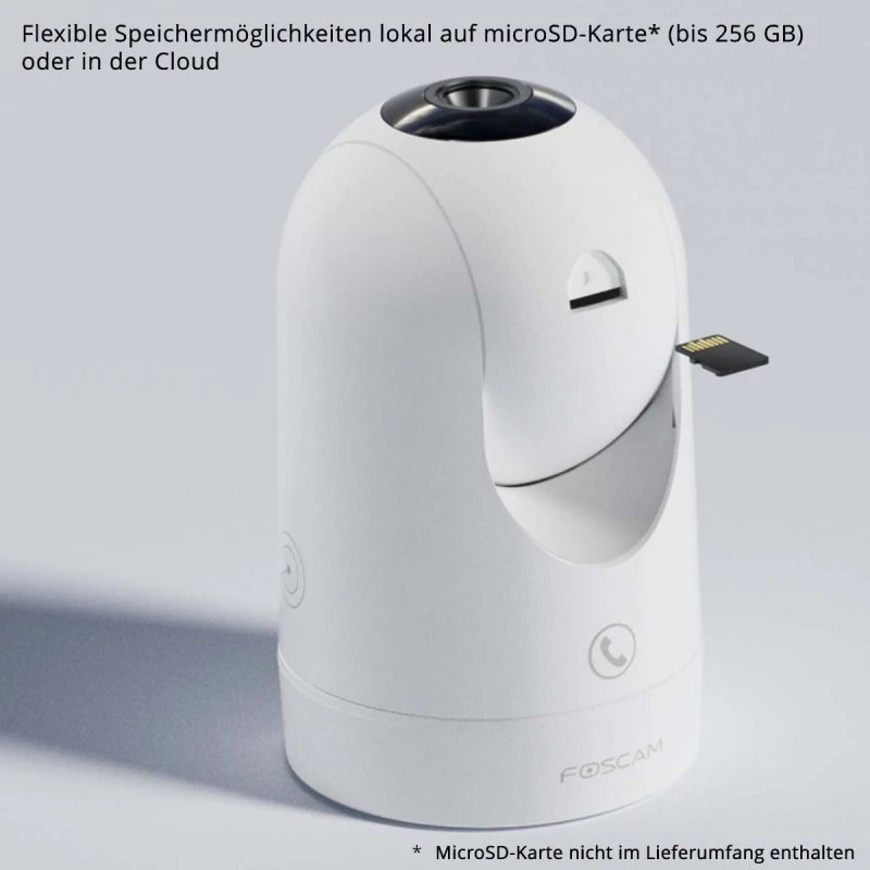 FOSCAM R8M - 4K 8M Wi-Fi vnútorná kamera (biela)