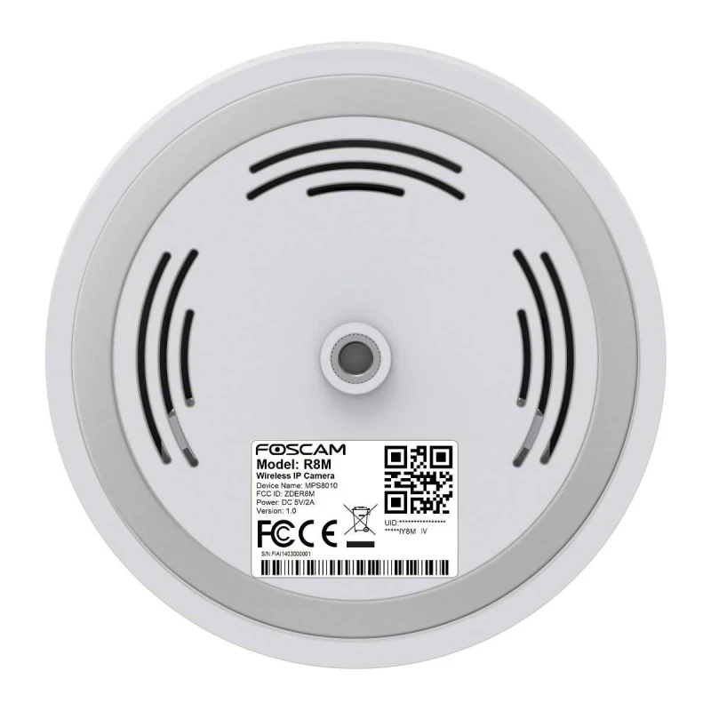 FOSCAM R8M - 4K 8M Wi-Fi vnútorná kamera (biela)