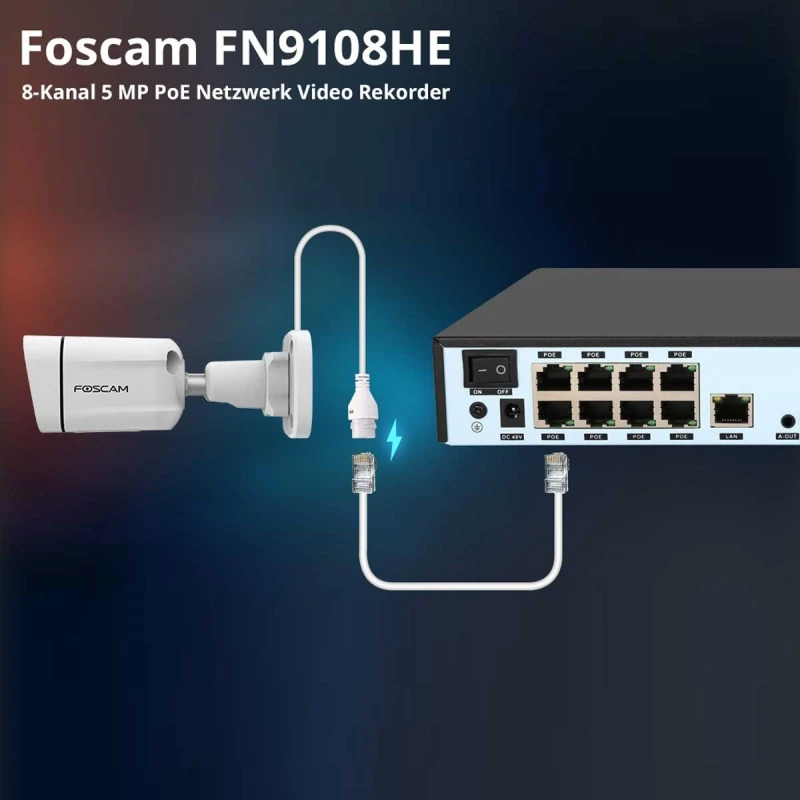 FOSCAM FN9108HE - 8 kanálové NVR