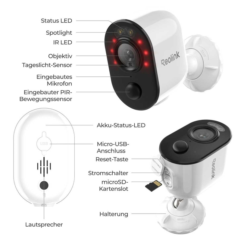 Reolink Home Hub + 2x Argus Series B310