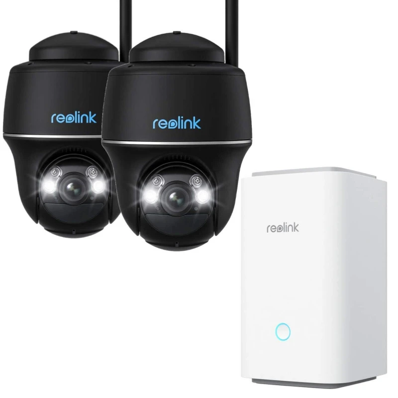 Reolink Home Hub 1 + 2x Argus Series B430 (čierne)