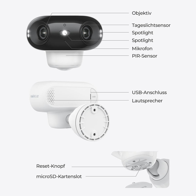 Reolink Home Hub + 2x Argus Series B740X