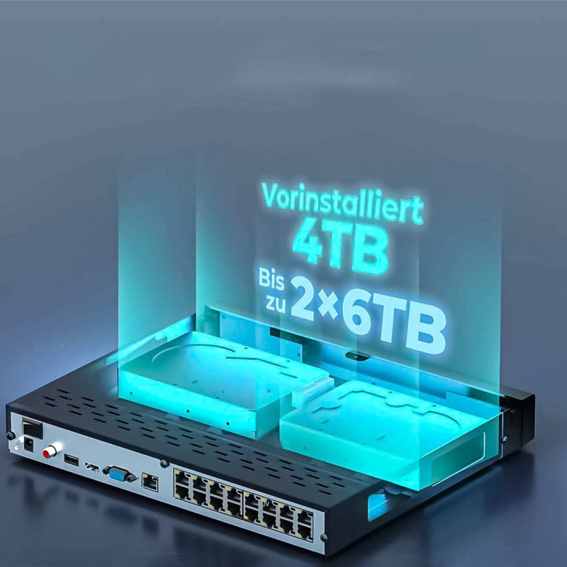 Reolink NVS16 + 8x P344