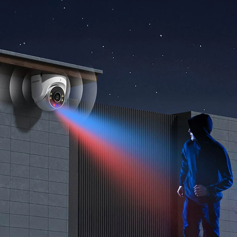 FOSCAM W5EP - POE IP kamera (biela)