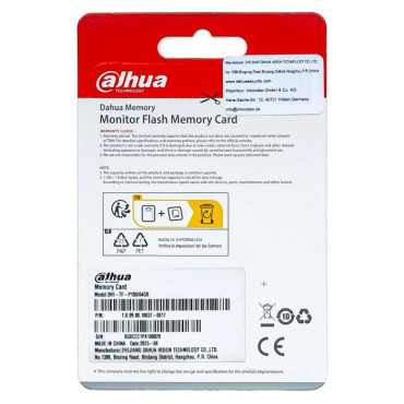Pamäťová karta Dahua DHI-TF-P100/64GB microSD s kapacitou 64 GB