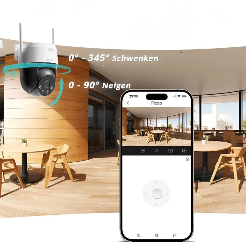 Dahua Picoo A2 5 MP WiFi bezpečnostná kamera