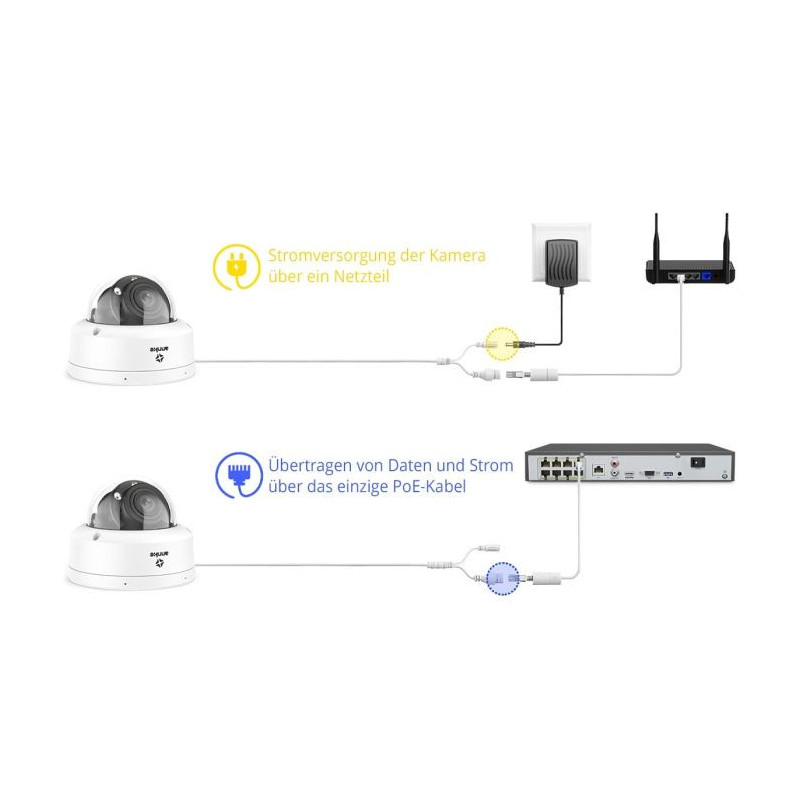 ANNKE I91DQ 8 MP PoE dome