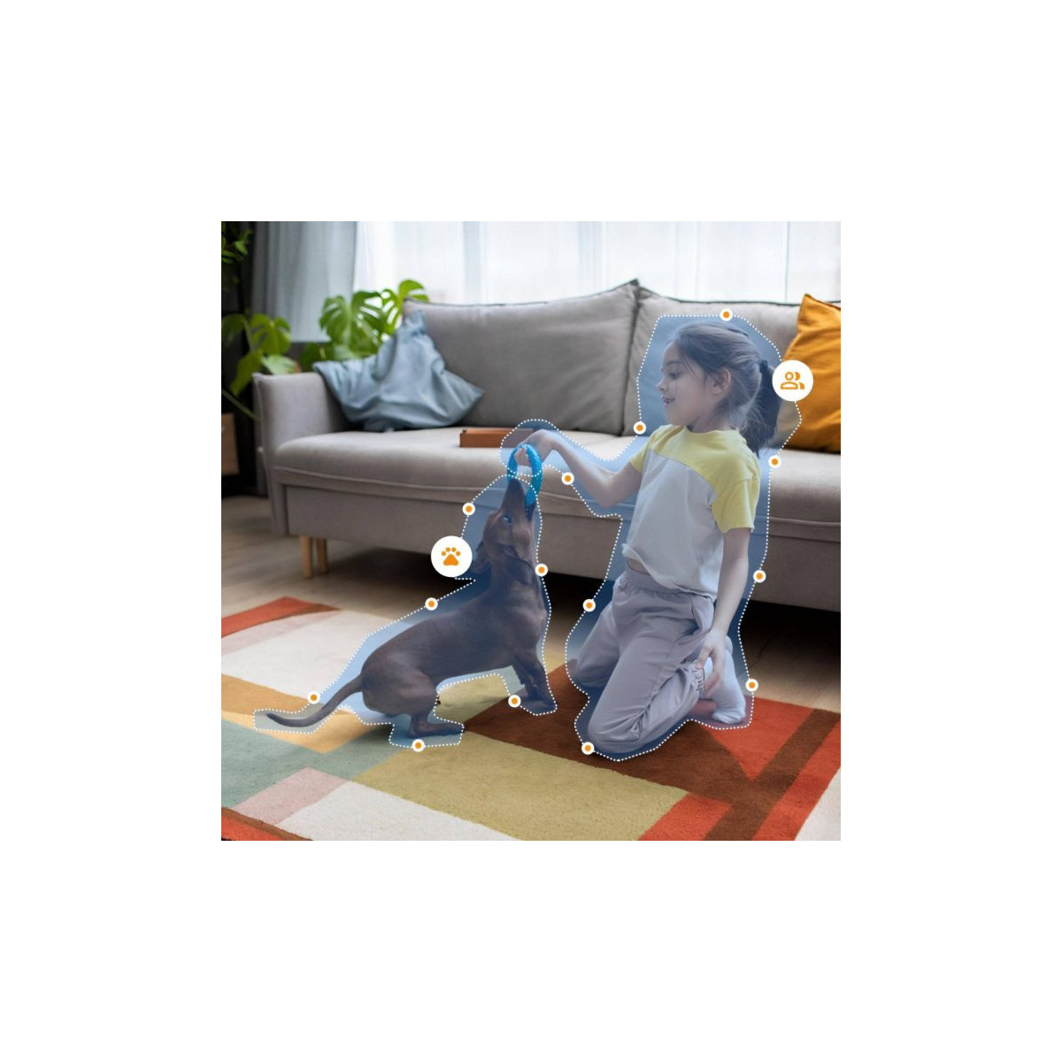 Imou A1 Duálna 6MP WiFi bezpečnostná kamera