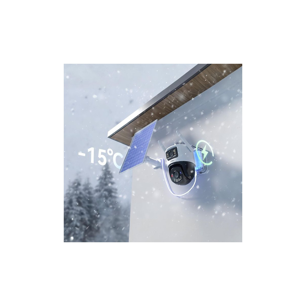 Imou AOV Dual Kit batériovo napájaná 5+5 MP 4G a WiFi kamera