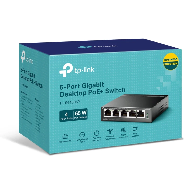TP-Link TL-SG1005P – CCTV PoE Switch 4+1