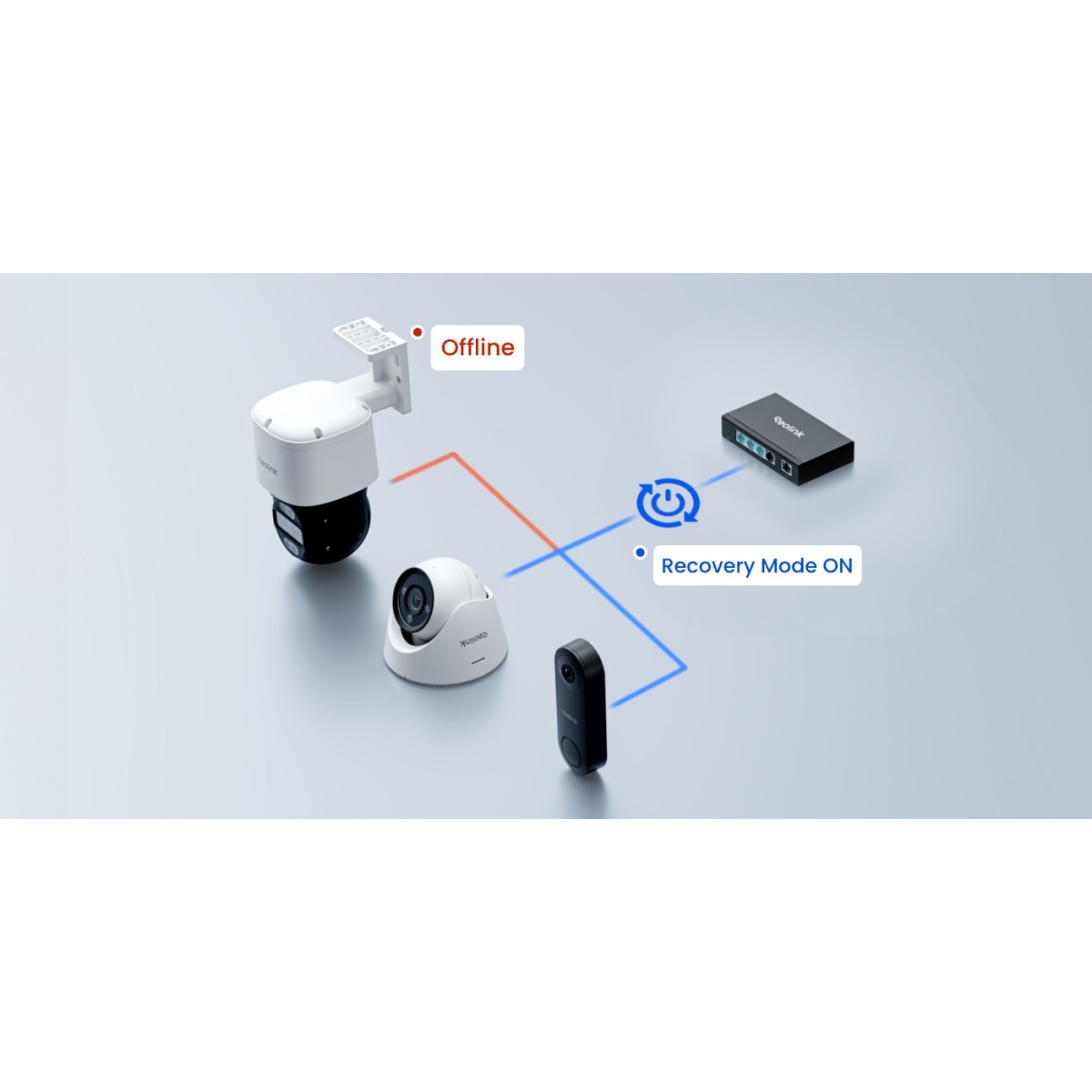 Reolink RLA-PS1E PoE Switch (63W) – 5-portový prepínač | SmartPro.sk