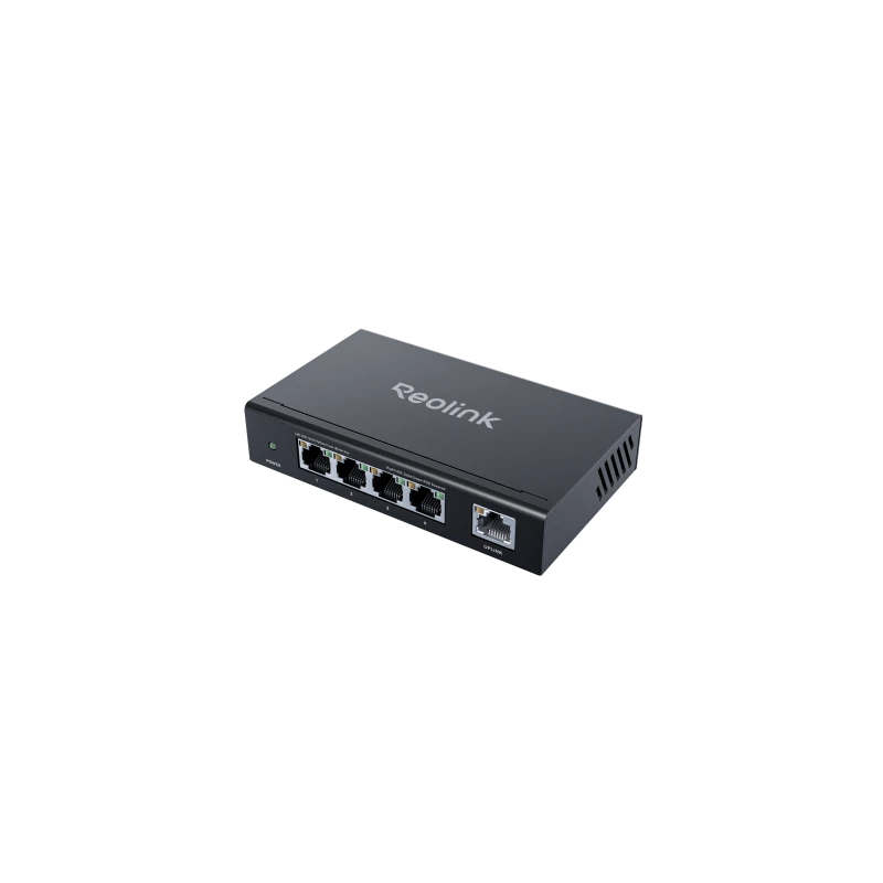 Reolink RLA-PS1E PoE Switch (63W) – 5-portový prepínač | SmartPro.sk