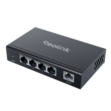 Reolink RLA-PS1E PoE Switch (63W) – 5-portový prepínač | SmartPro.sk