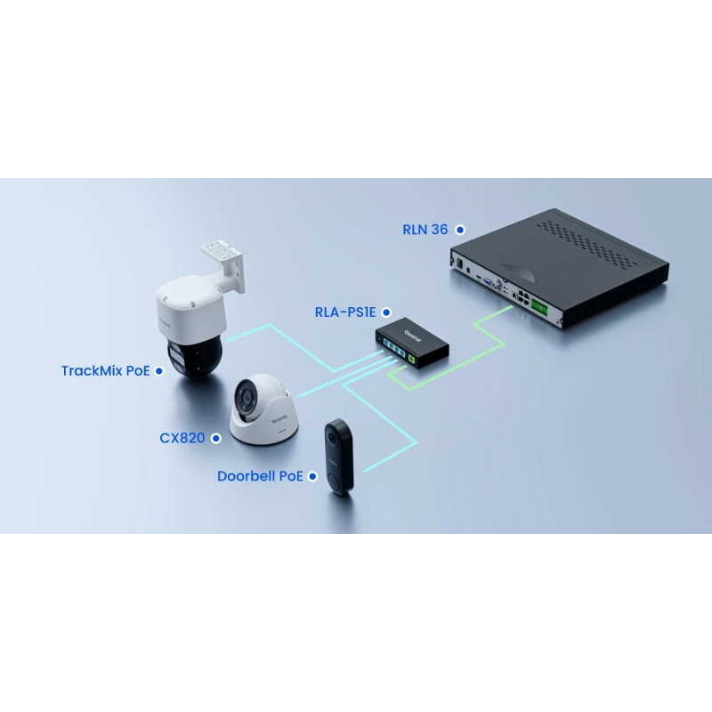 Reolink RLA-PS1E PoE Switch (63W) – 5-portový prepínač | SmartPro.sk