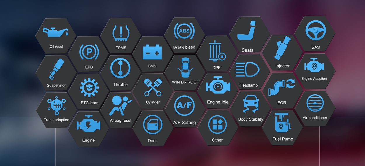 iCarsoft CR MAX Funkcie